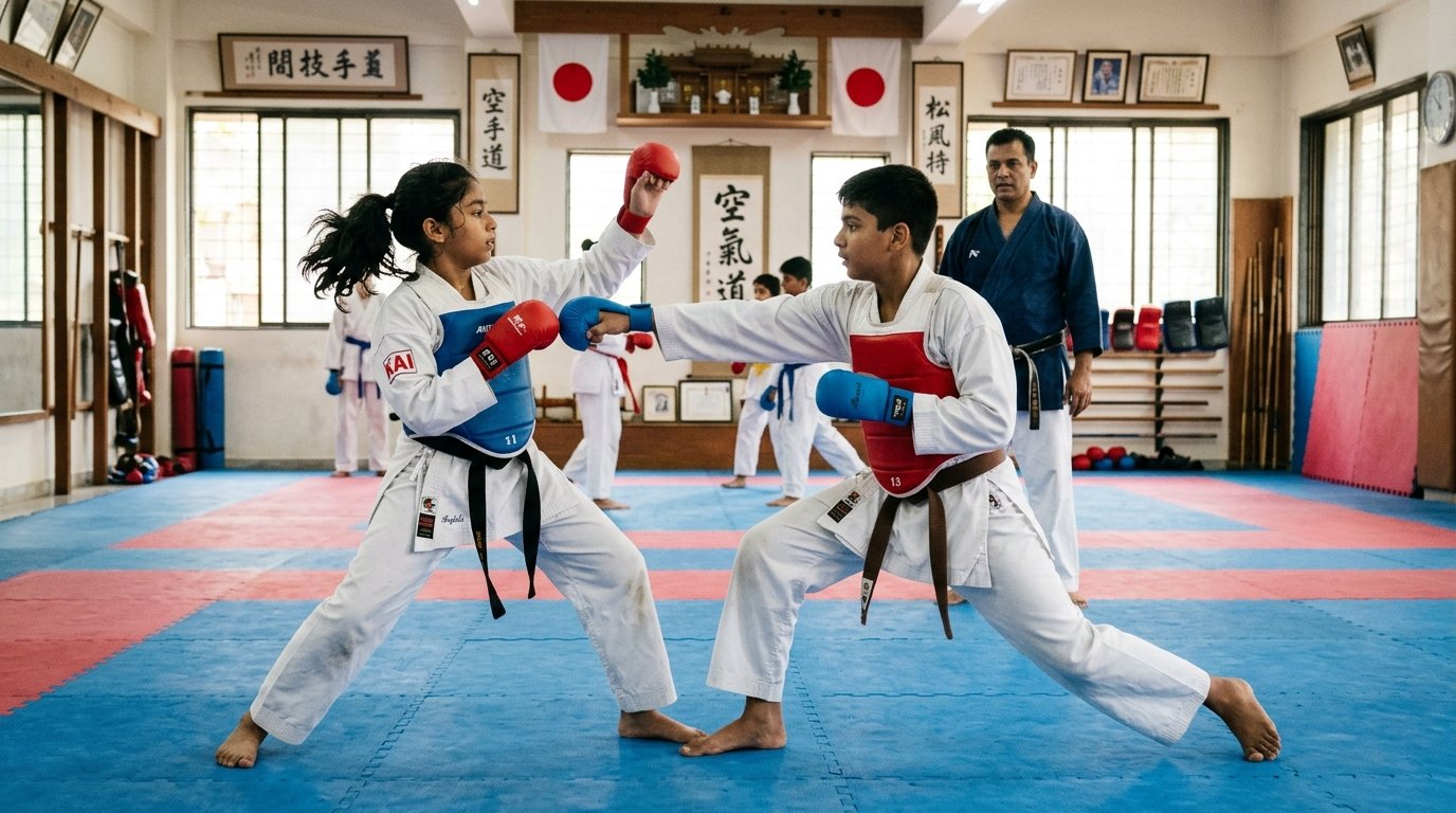 Controlled Junior Sparring